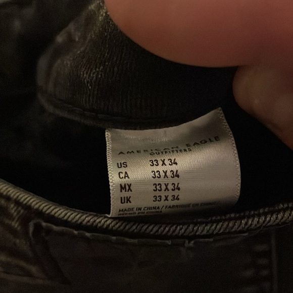 American Eagle Distressed Skinny Jeans 33x34 - Picture 9 of 12